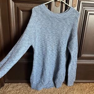 Sonoma Sweatshirt Dress (Light Blue)